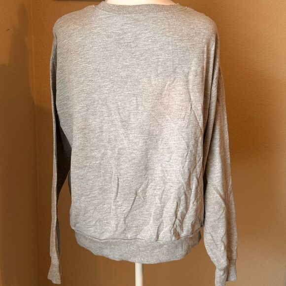Gray Women's Sweatshirt with 'Talk Weekend To Me' Print - Picture 4 of 4